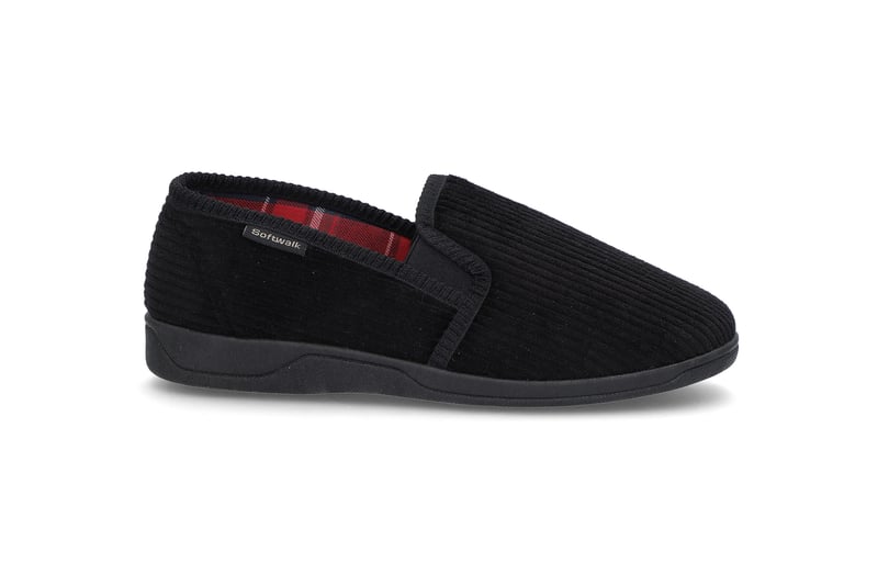 Tofflor i cord SOFTWALK