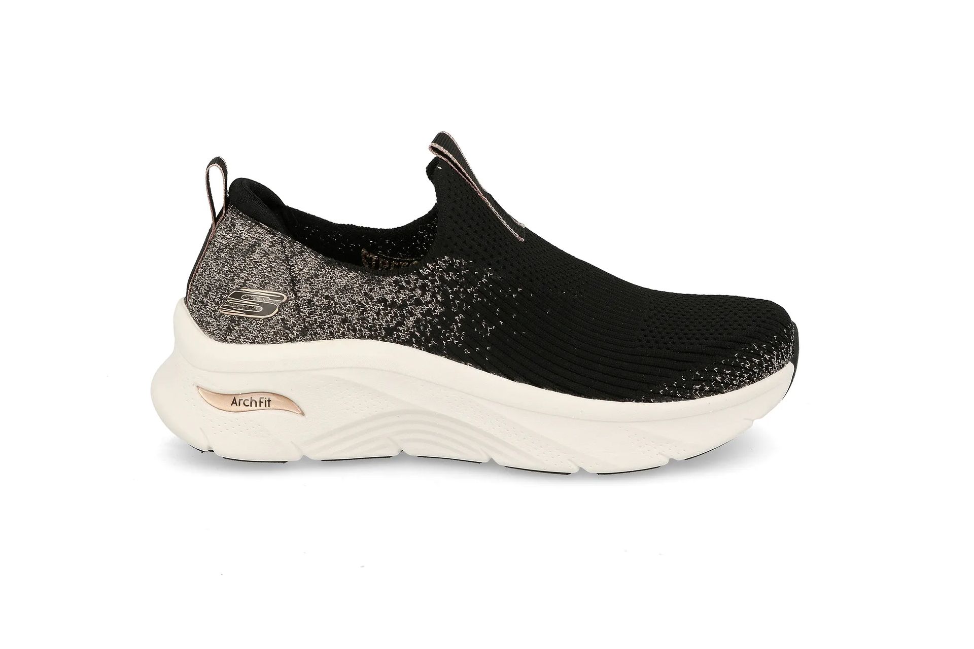 SKECHERS 6585 Black Rose Gold SKECHERS