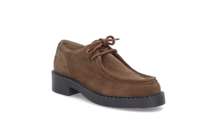 Semsket moc-toe snøresko STOCKHOLM DESIGN GROUP