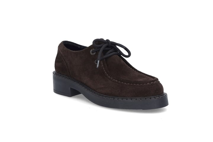 Semsket moc-toe snøresko STOCKHOLM DESIGN GROUP Semsket moc-toe snøresko STOCKHOLM DESIGN GROUP