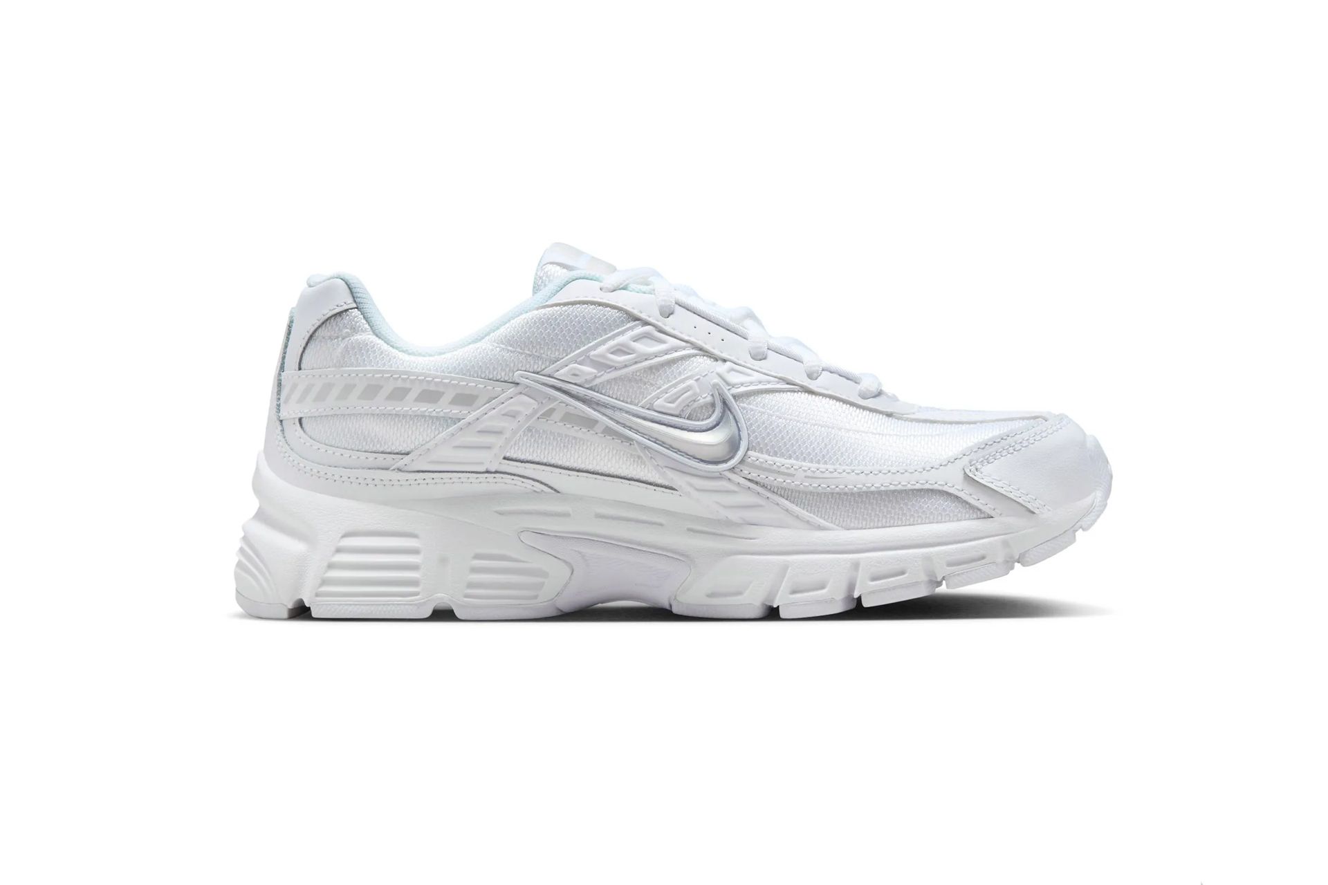 NIKE  White/ Metallic NIKE