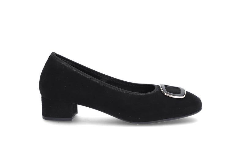 Komfortabel pumps i semsket skinn SOFTWALK Komfortabel pumps i semsket skinn SOFTWALK