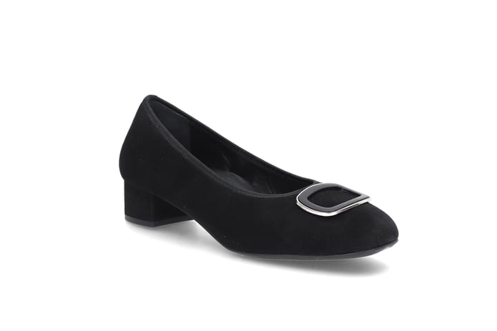 Komfortabel pumps i semsket skinn SOFTWALK Komfortabel pumps i semsket skinn SOFTWALK