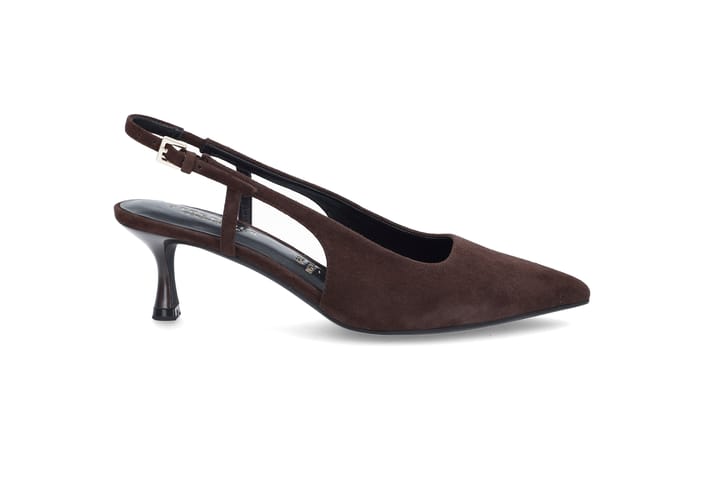 Elegant slingback i mocka med gelsula STOCKHOLM DESIGN GROUP