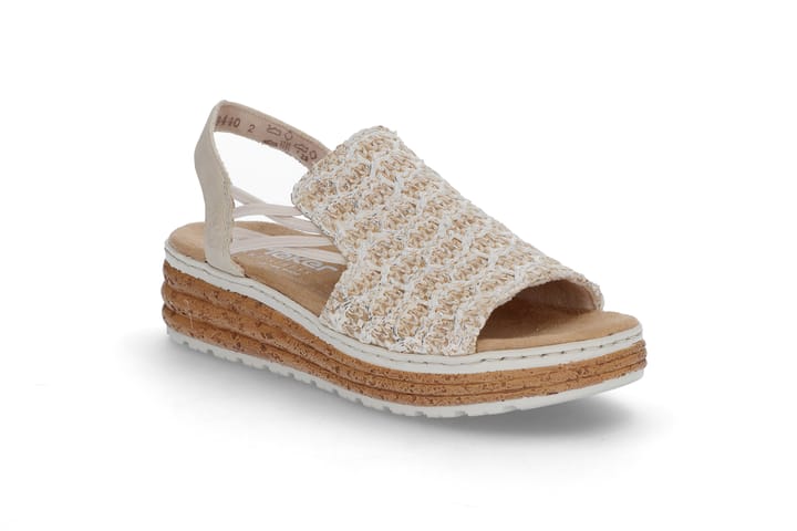 RIEKER 6781 Beige-Silber/Cl RIEKER