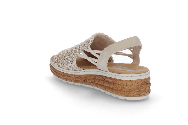 RIEKER 6781 Beige-Silber/Cl RIEKER