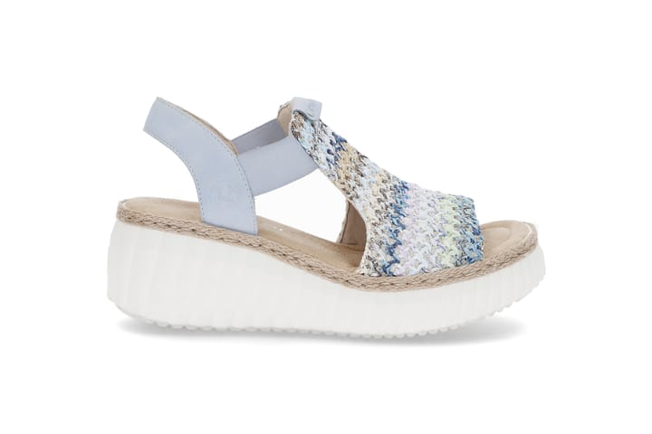 RIEKER 6798 Blau-Multi/Aqua RIEKER