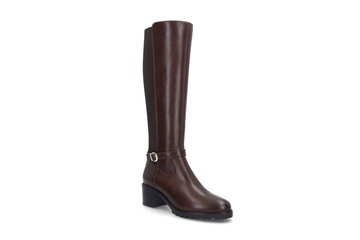 Eleganta höga skinnstövletter SOFTWALK Eleganta höga skinnstövletter SOFTWALK