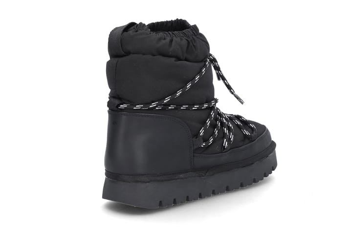 Varmfòrede snøreboots BLACK