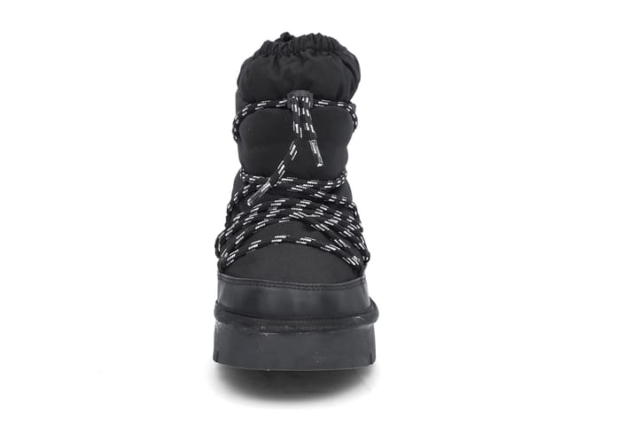 Varmfòrede snøreboots BLACK