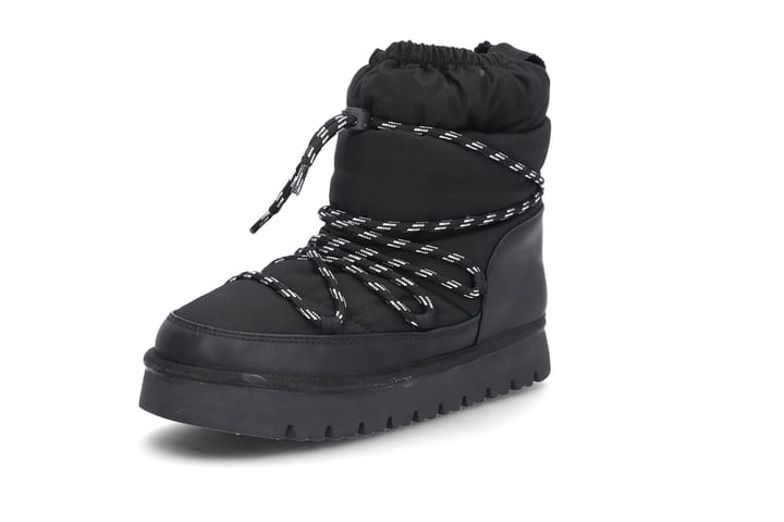 Varmfòrede snøreboots BLACK