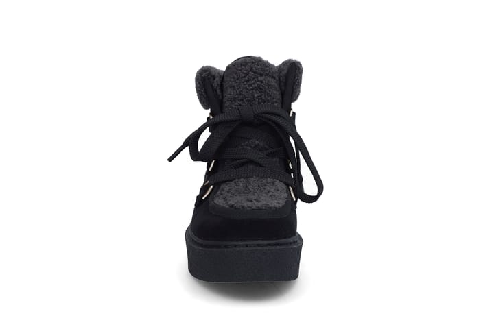 Varm snøreboots BLACK