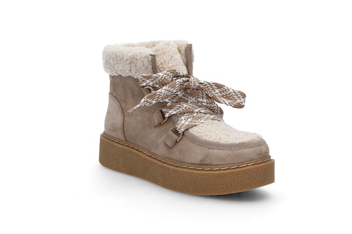 Varm snøreboots BLACK
