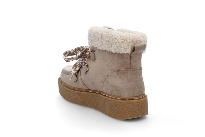 Varm snøreboots BLACK