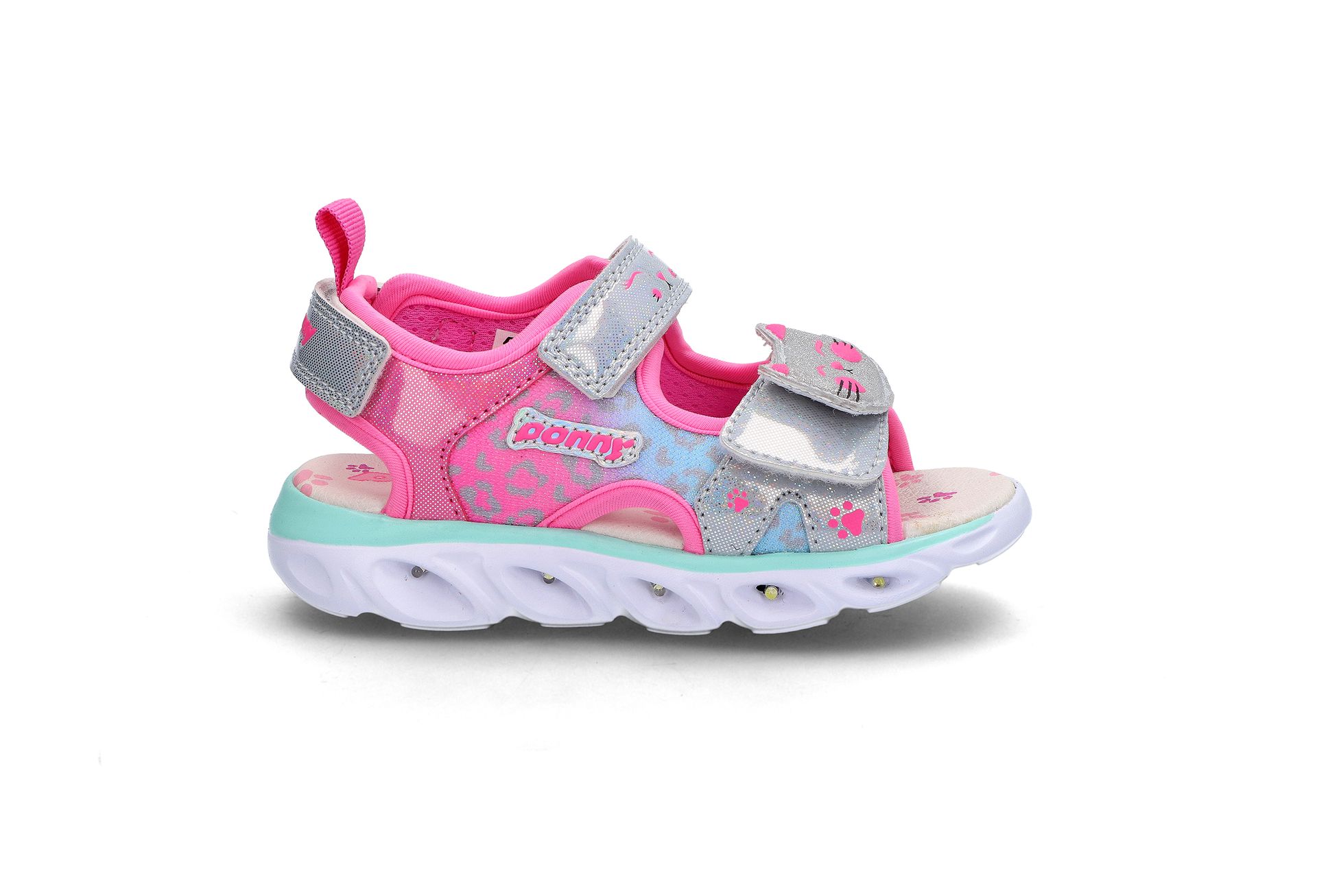 PONNY 3237 SILVER/FUXIA PONNY