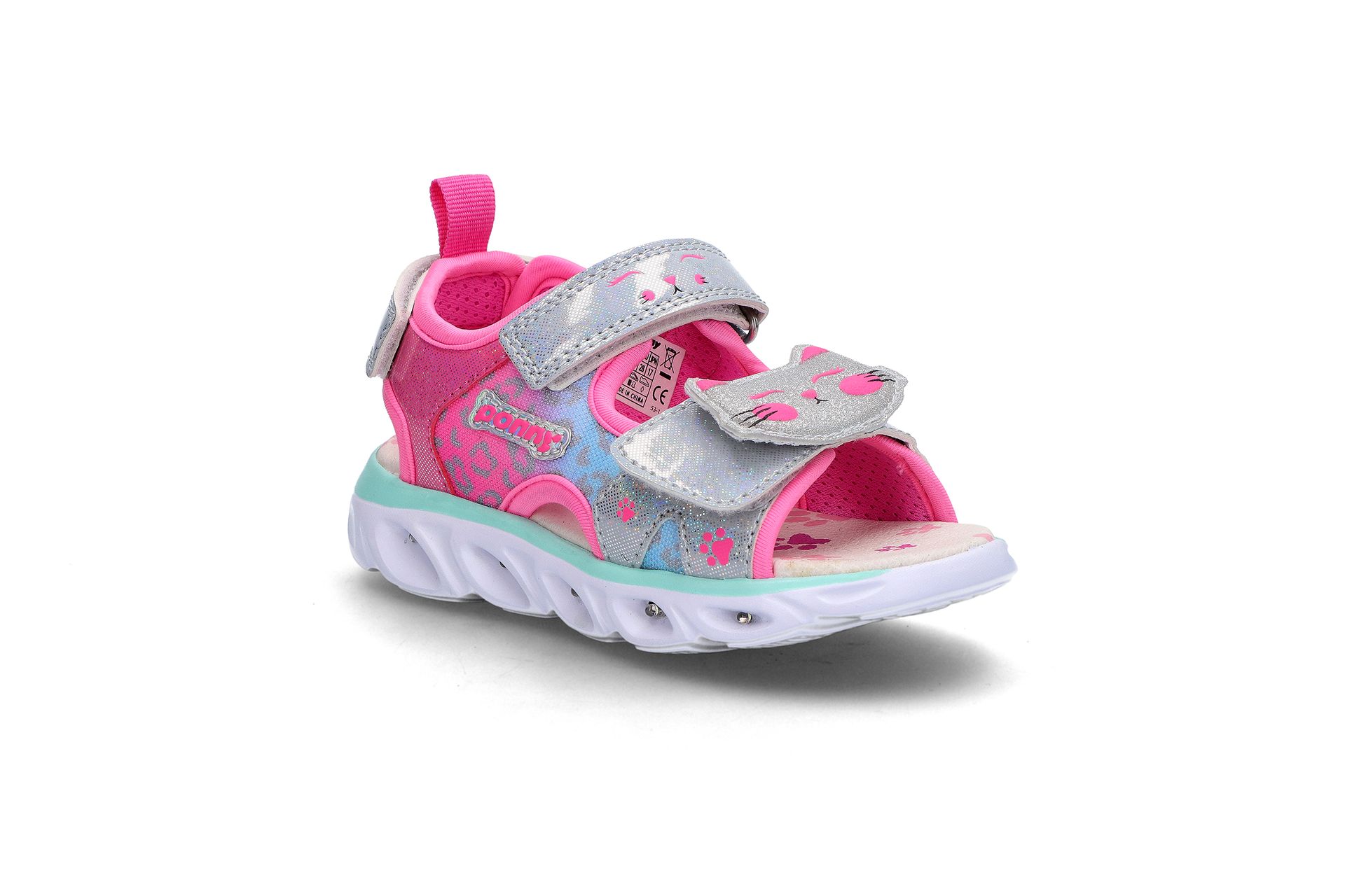 PONNY 3237 SILVER/FUXIA PONNY