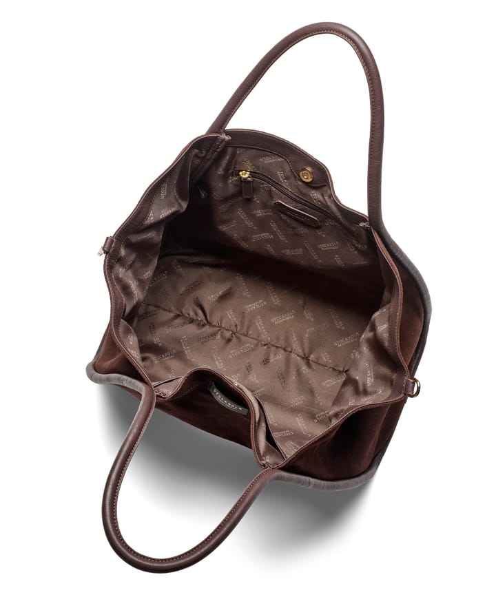 Shopper veske i semsket skinn STOCKHOLM DESIGN GROUP