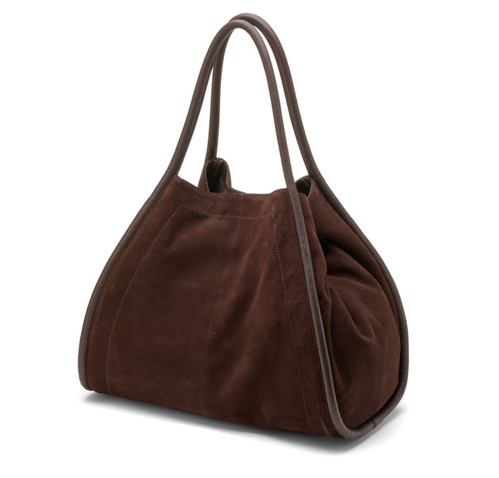 Shopper veske i semsket skinn STOCKHOLM DESIGN GROUP