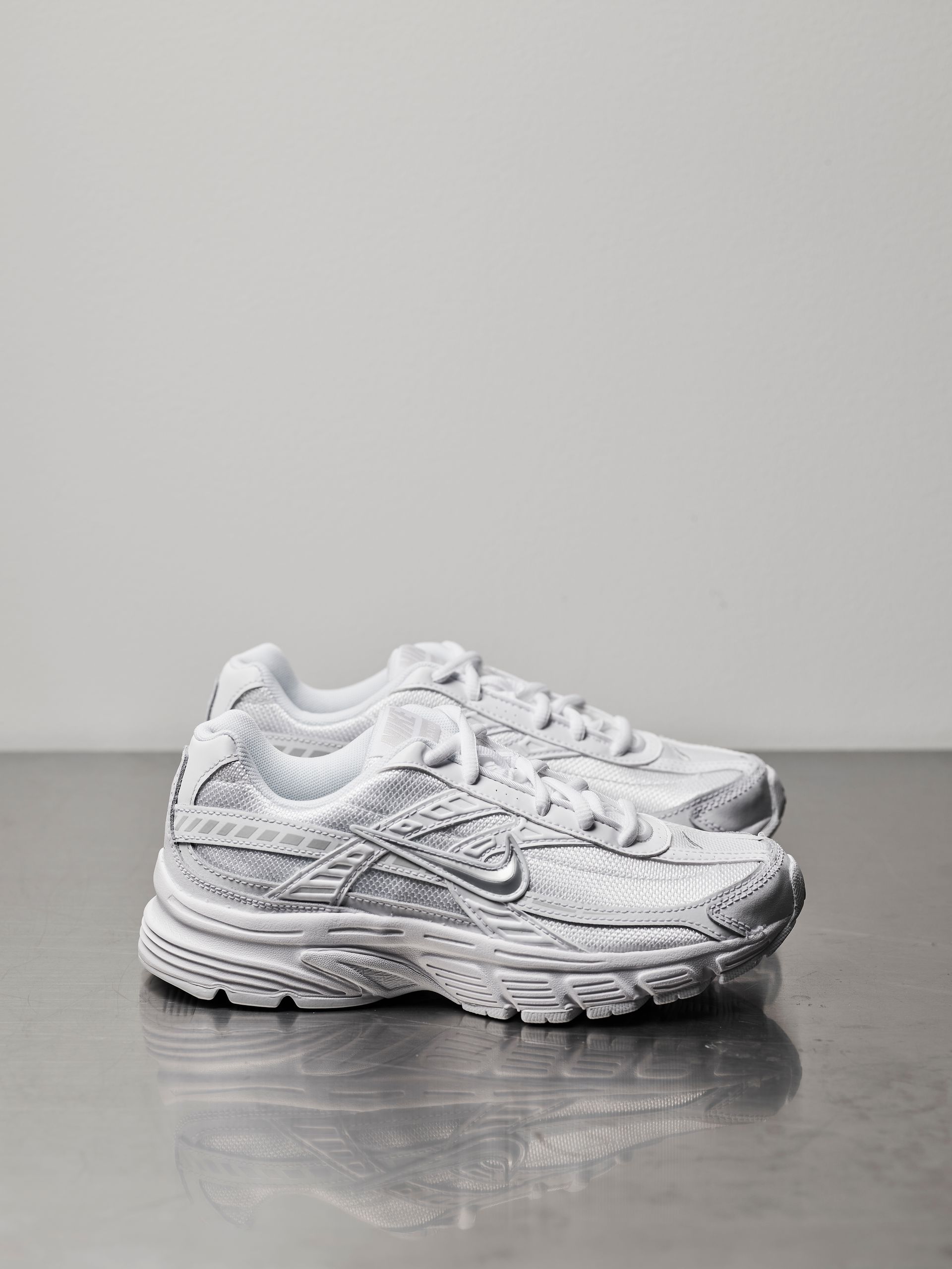 NIKE  White/ Metallic NIKE